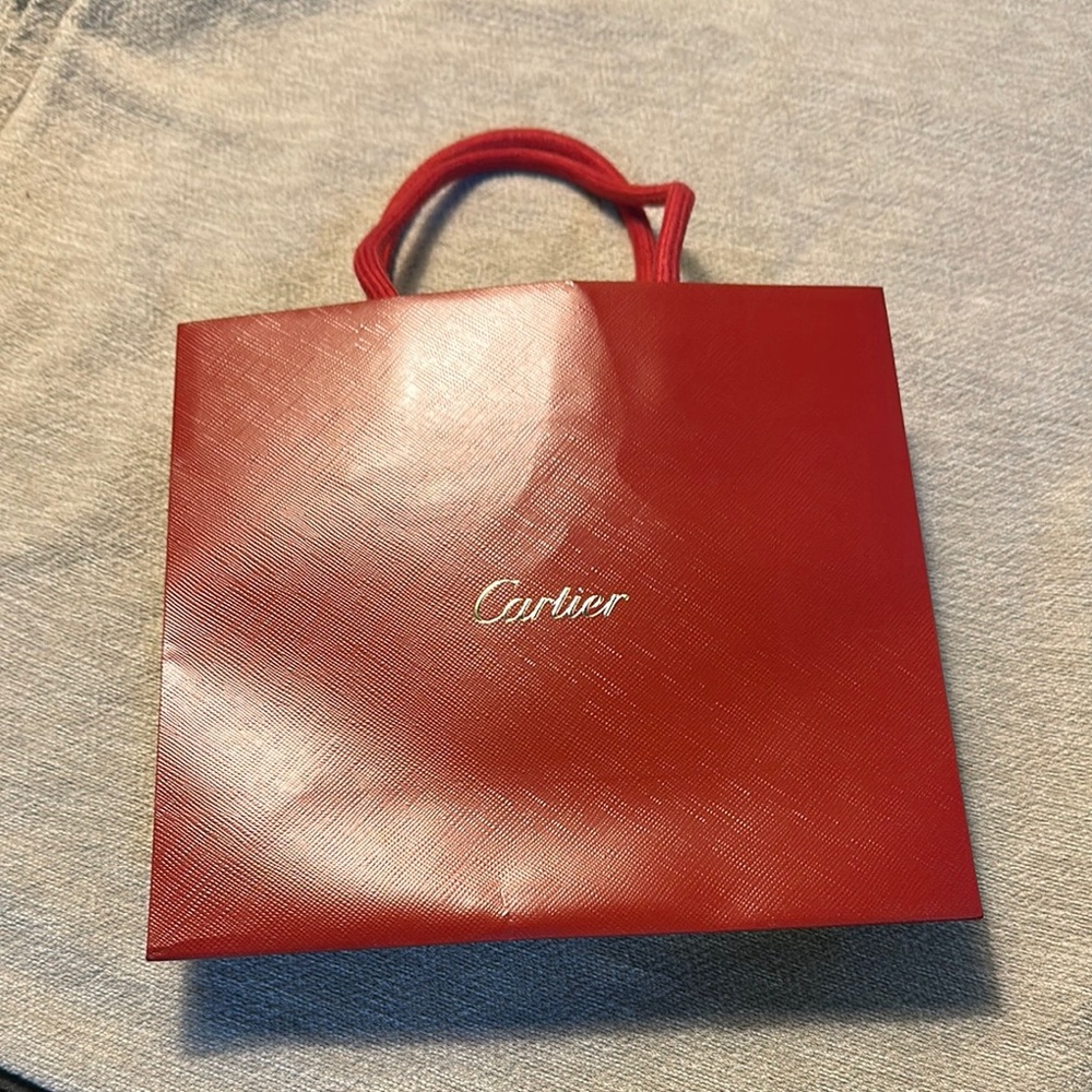 Cartier Red shopping Bag